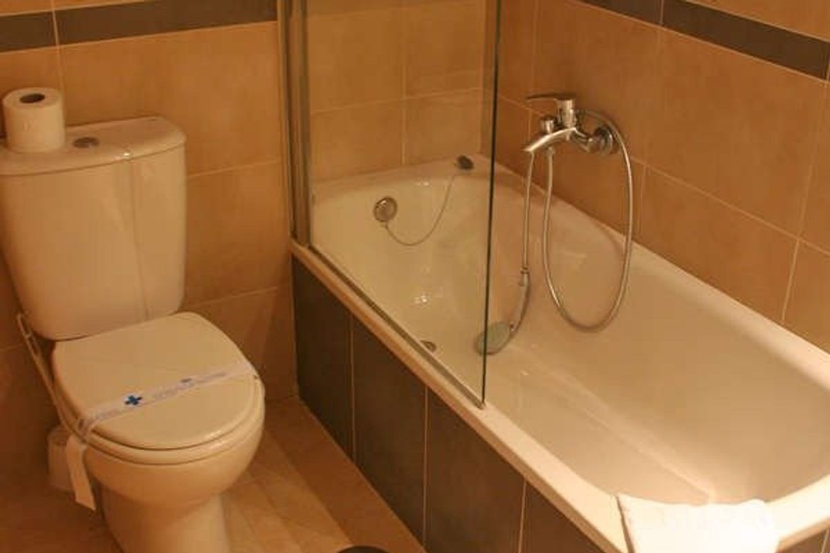 View of La Fossa beach from apartment