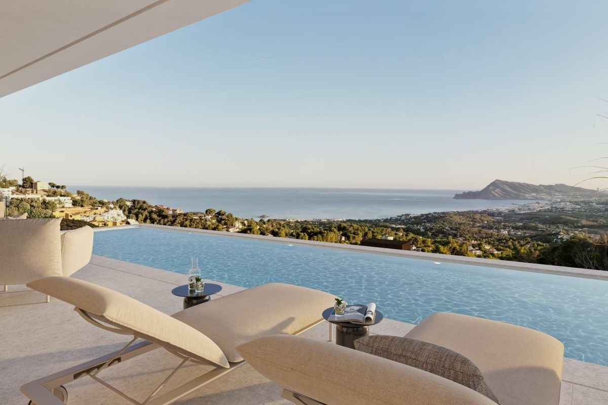 Altea villa medencével