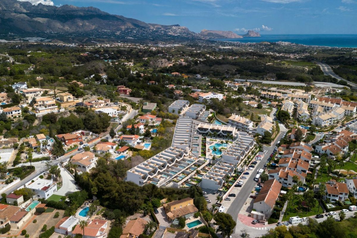 Nearby beach view from Alfas del Pi