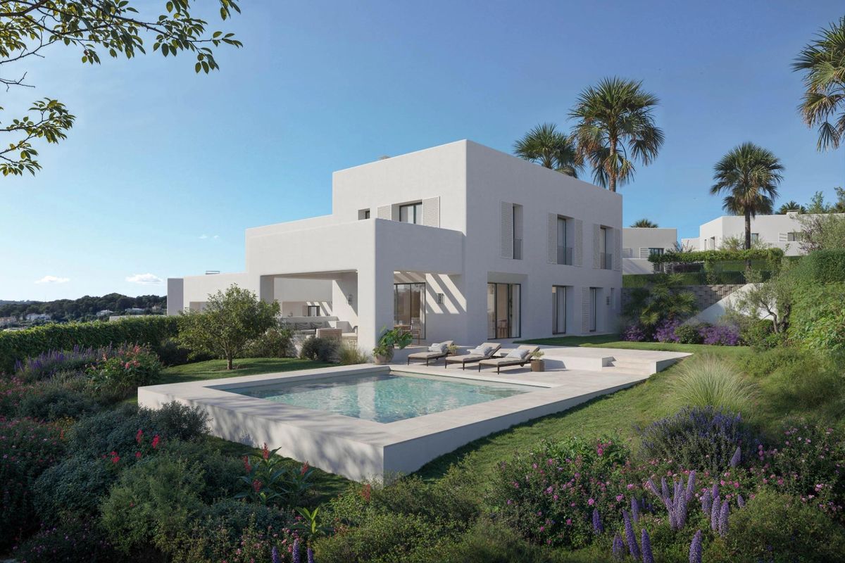 Luxury villa exterior in Sotogrande