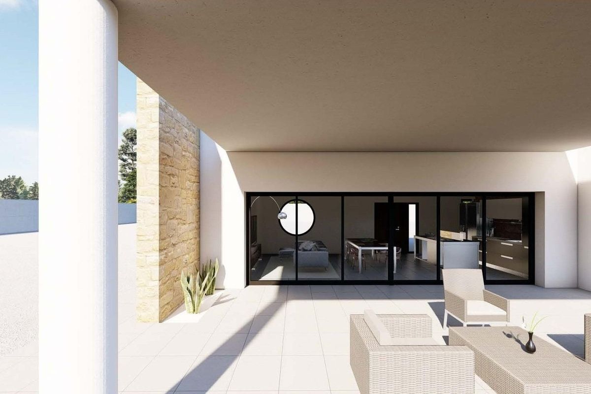 Woonkamer van villa in Pinoso