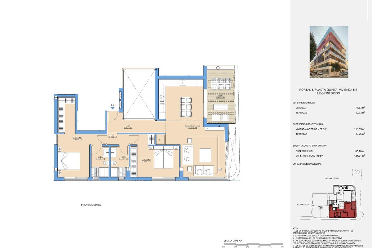 2-Bed Penthouse Málaga Terrace - Image 14
