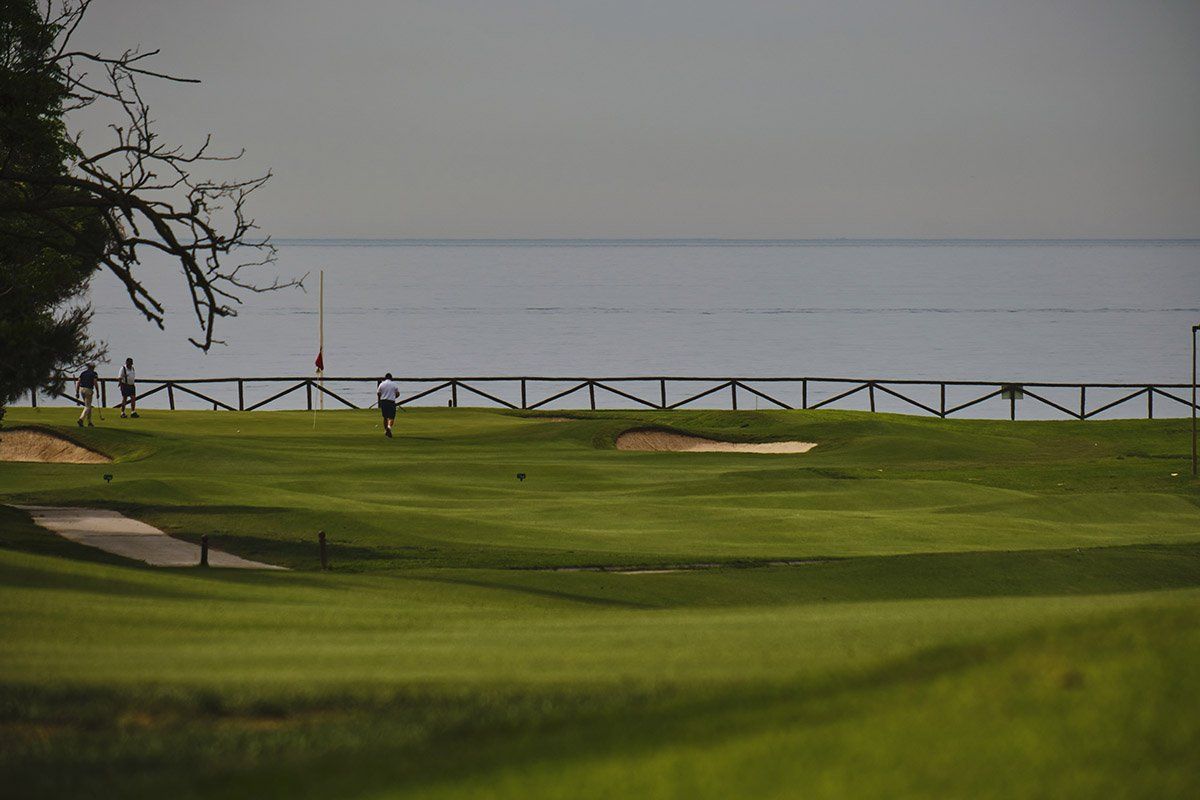Guadalmina South Course beside the Mediterranean coast