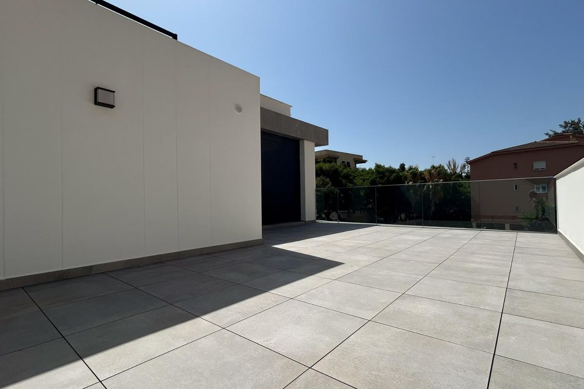 Wohnbereich im Stadthaus in Málaga