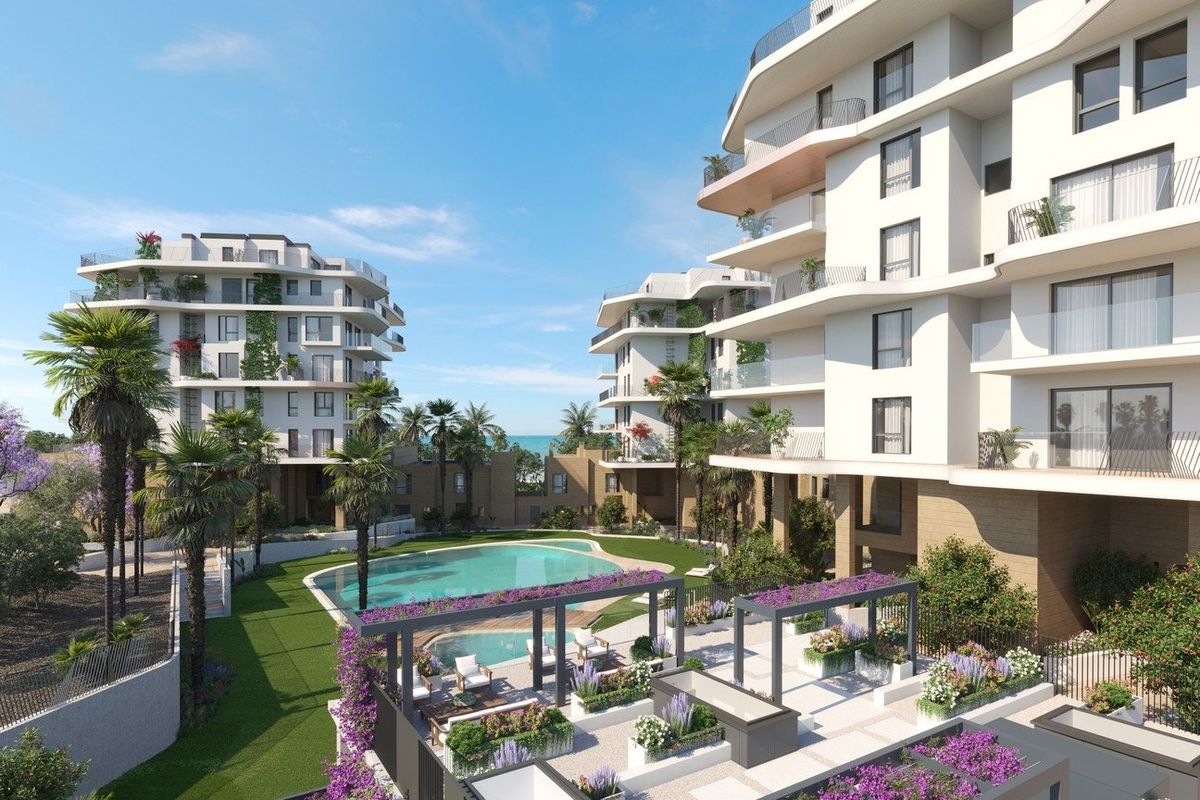 Penthouse building near beach in Villajoyosa