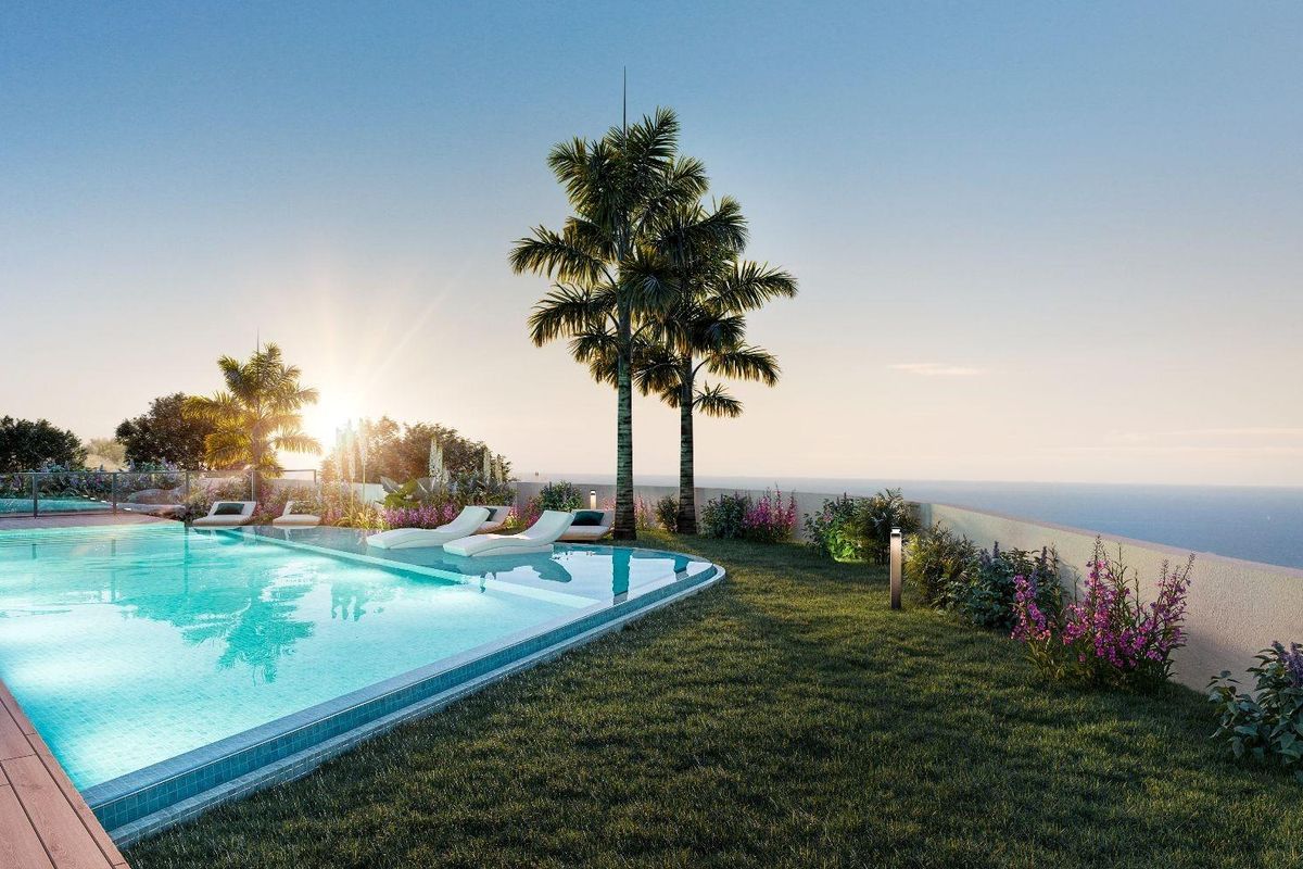 Wohnzimmer des Stadthauses in Mijas