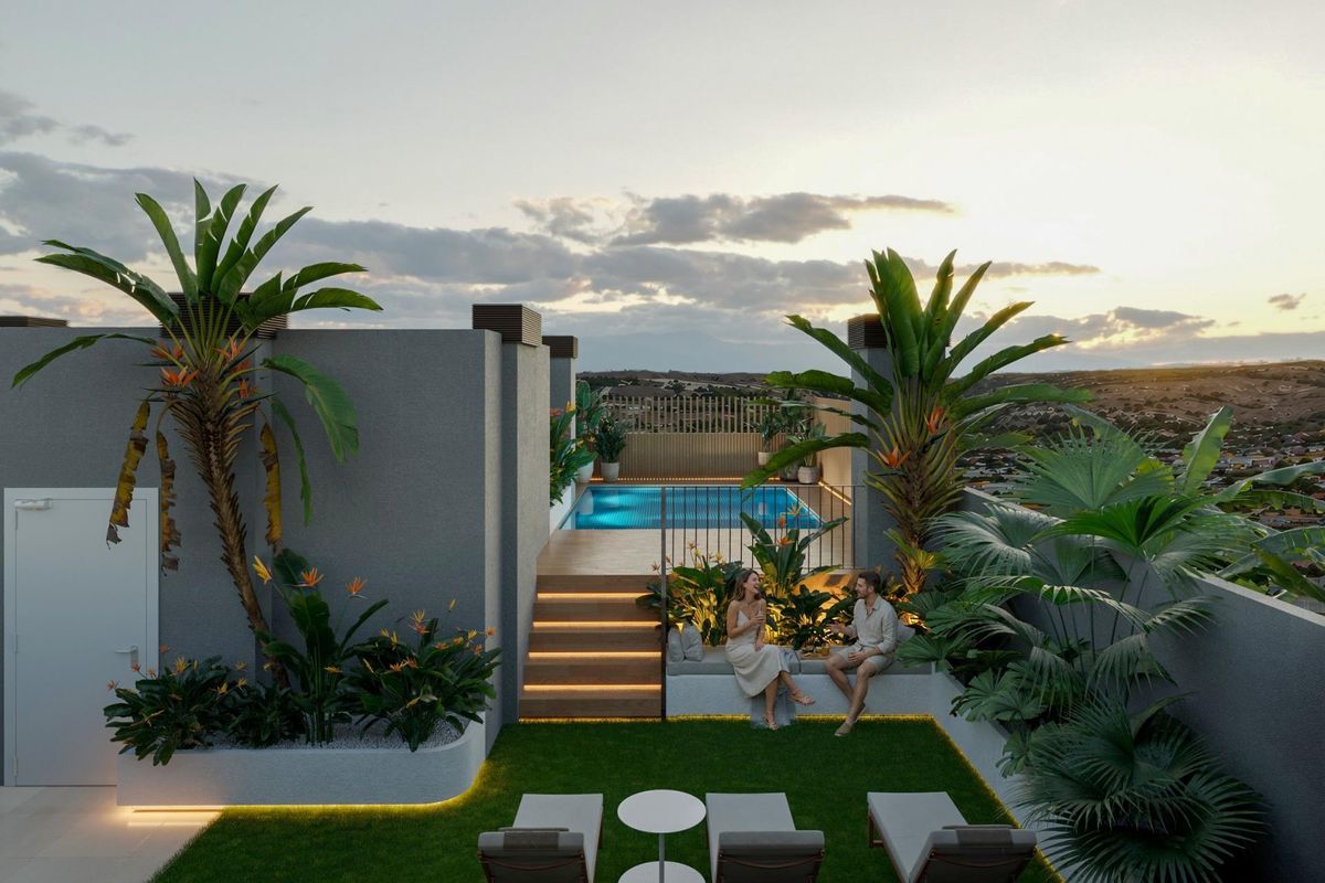 Penthouse in Santa Pola met terras