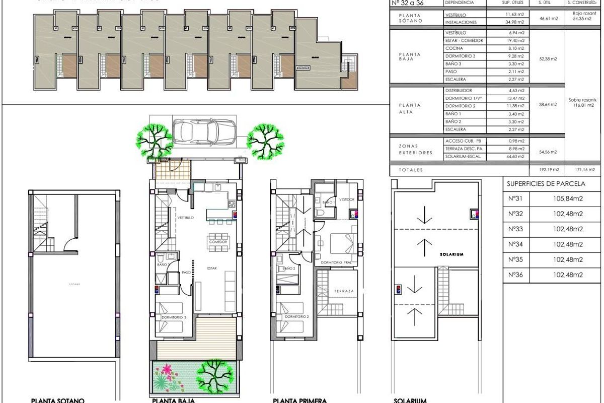 NIEUWBOUW HALFVRIJSTAANDE VILLA'S IN MONFORTE DEL CID