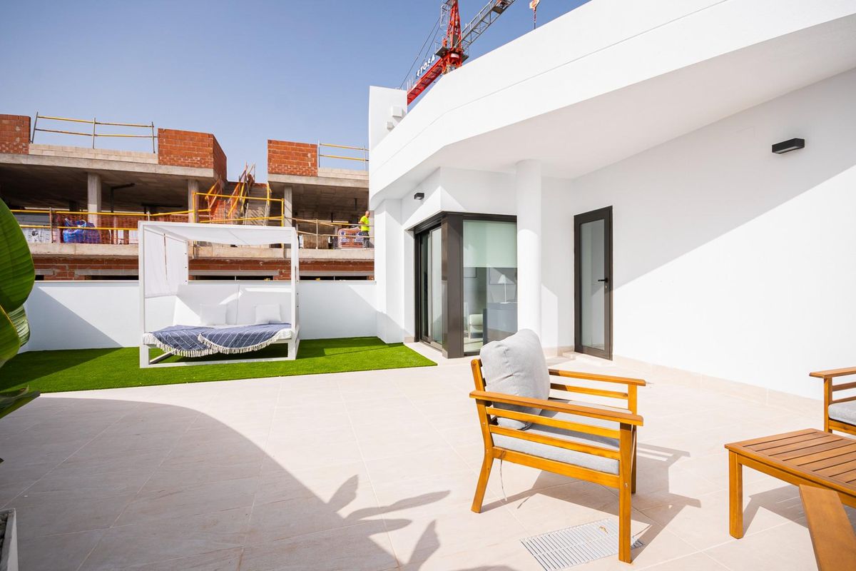 Schlafzimmer im Stadthaus Torrevieja