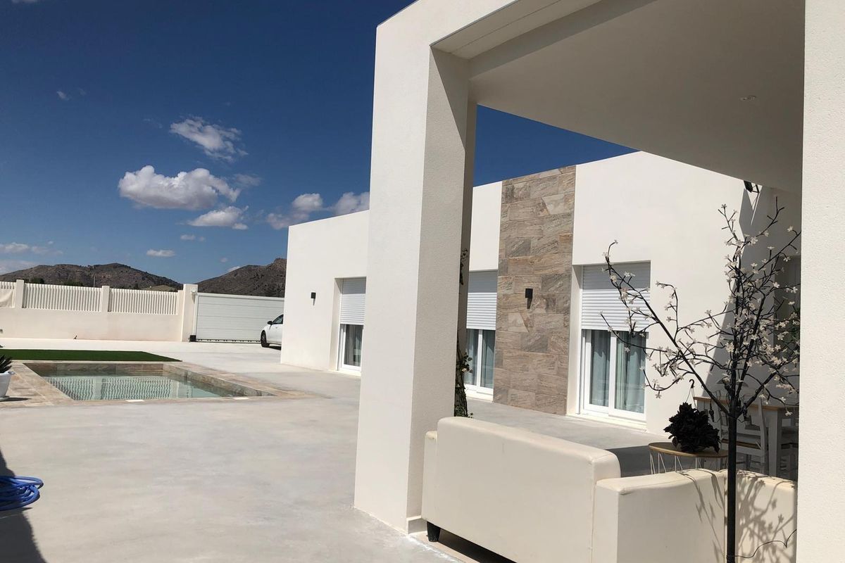 Terrace area in Pinoso villa