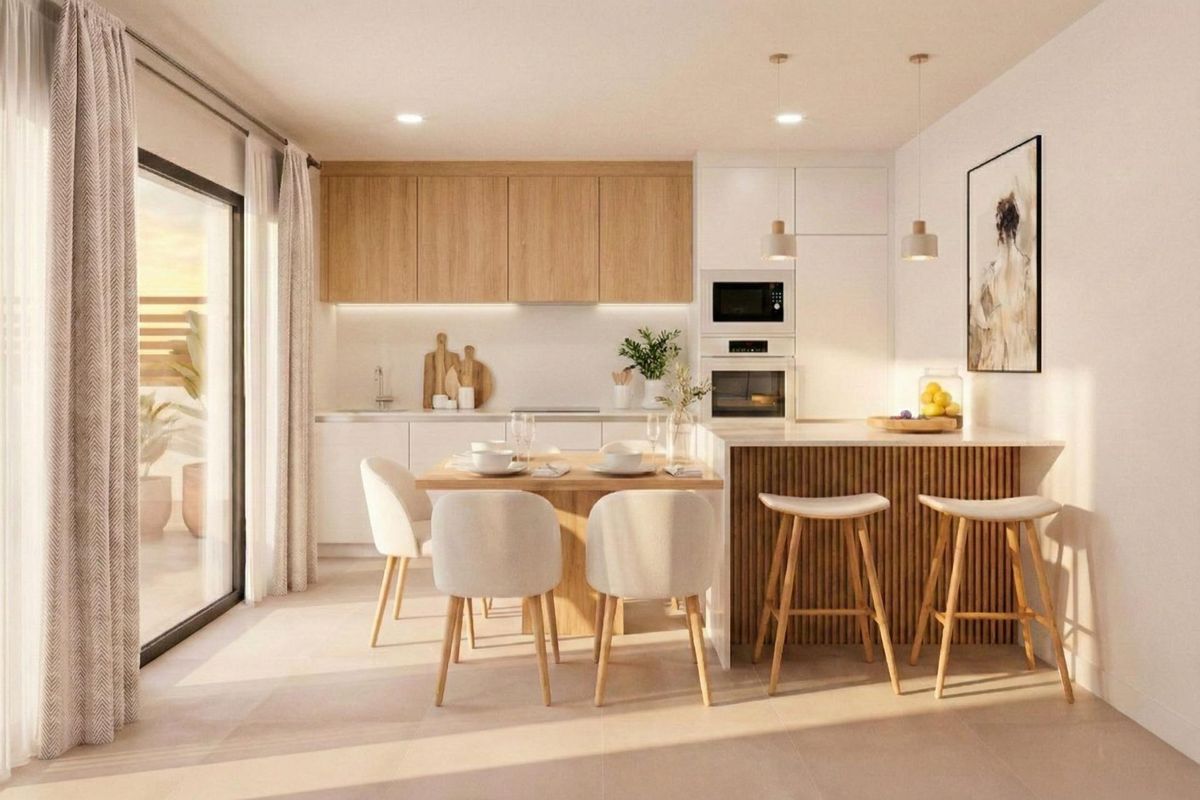 2-Schlafzimmer Villa Mazarron Solarium - Bild 10