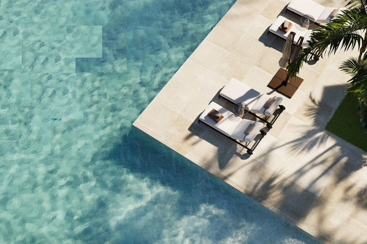 Strand op 3 km afstand van het complex