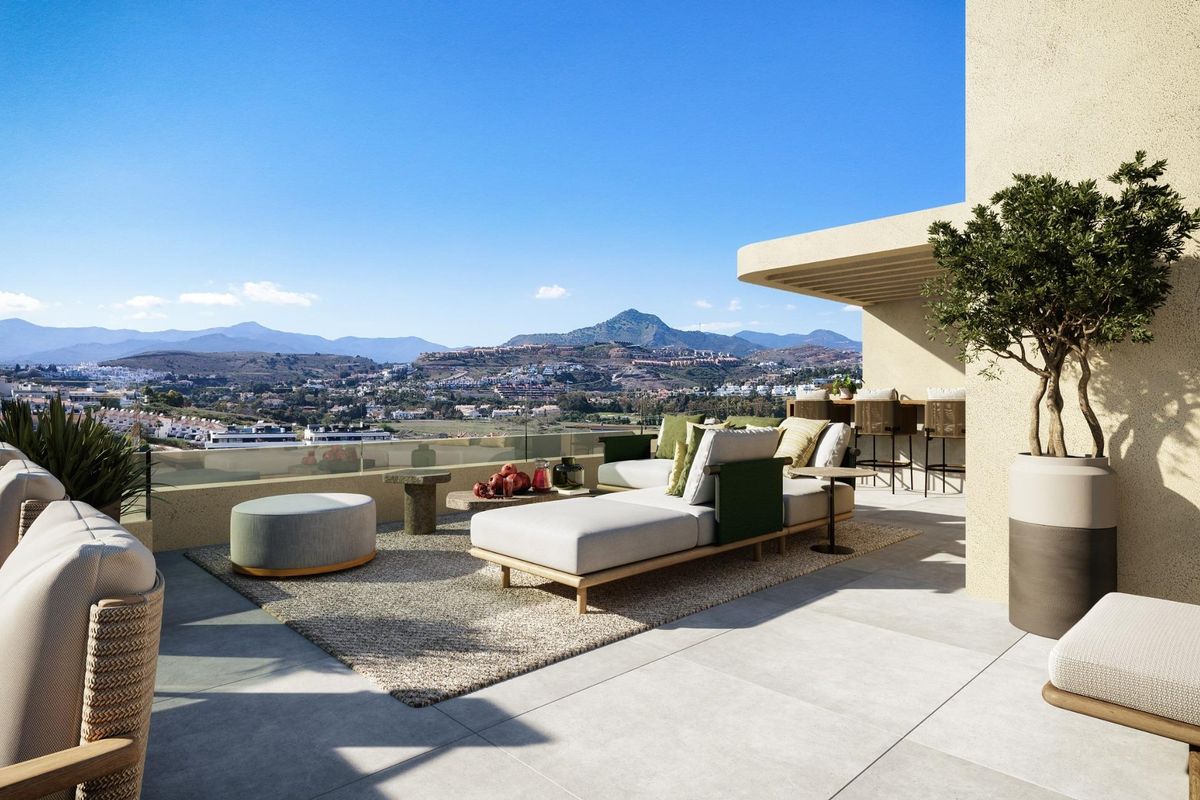 Zwembadfaciliteiten penthouse Estepona