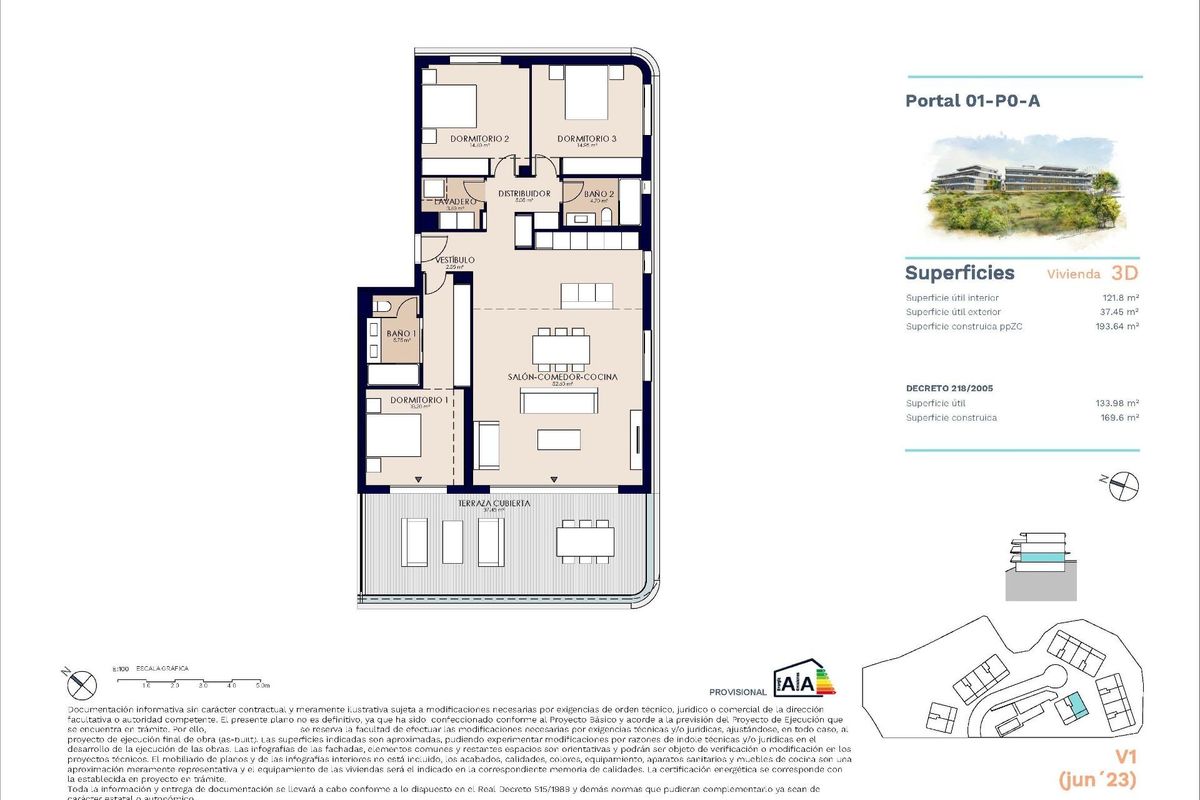 3-Bedroom Ground Floor Apartment in Estepona