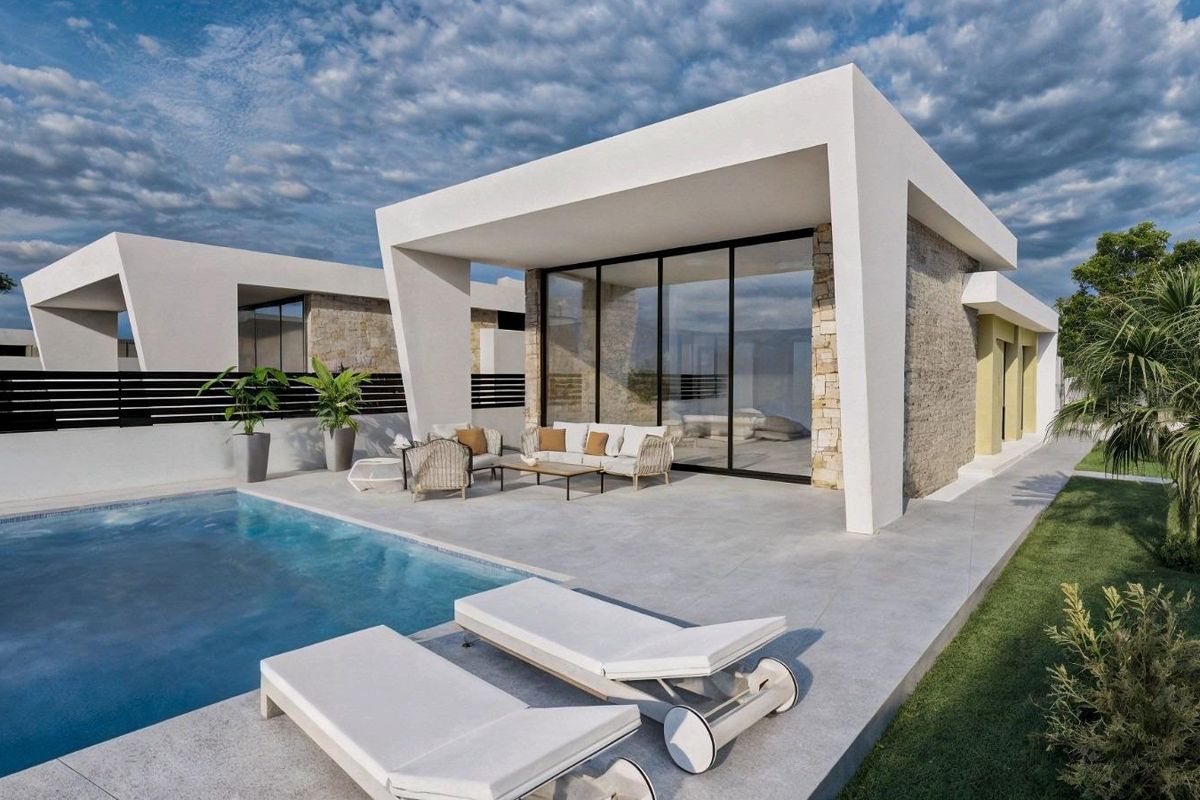 Schlafzimmer der Villa in Torrevieja