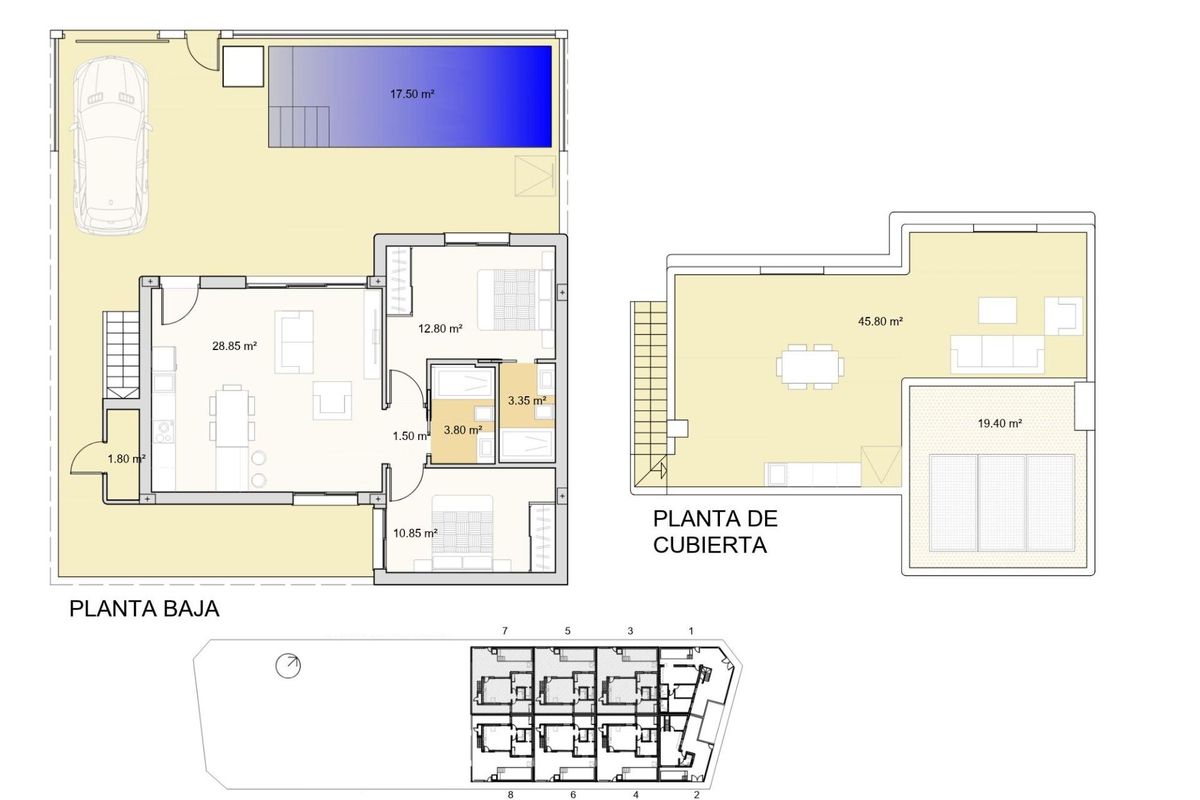 Bungalow in Torre Pacheco mit moderner Ausstattung