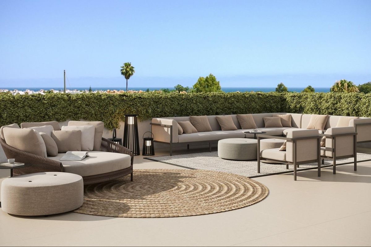 Building entrance of Marbella development