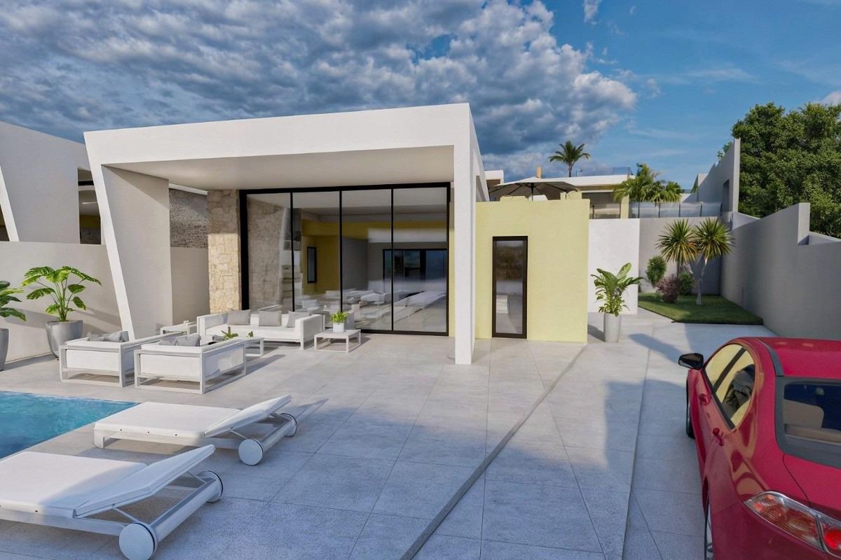 Terrasse der Villa in Torrevieja