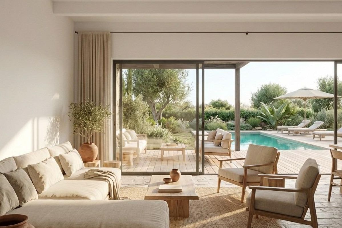 Master bedroom in Pinoso villa
