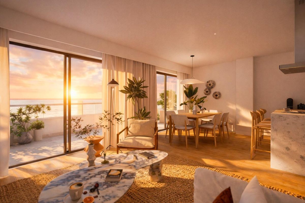 3-bedroom apartment with sea views in La Linea