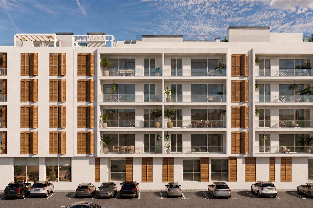 Terrace view from apartment San Pedro