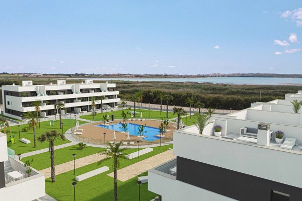 Apartment in Guardamar del Segura with lagoon view