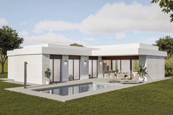 3-Slaapkamer Villa Pinoso Zwembad