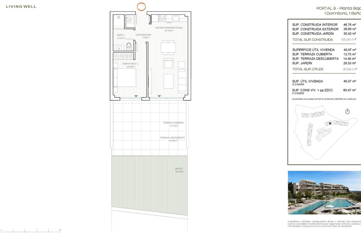 Natuurlijke omgeving rond appartementen Mijas