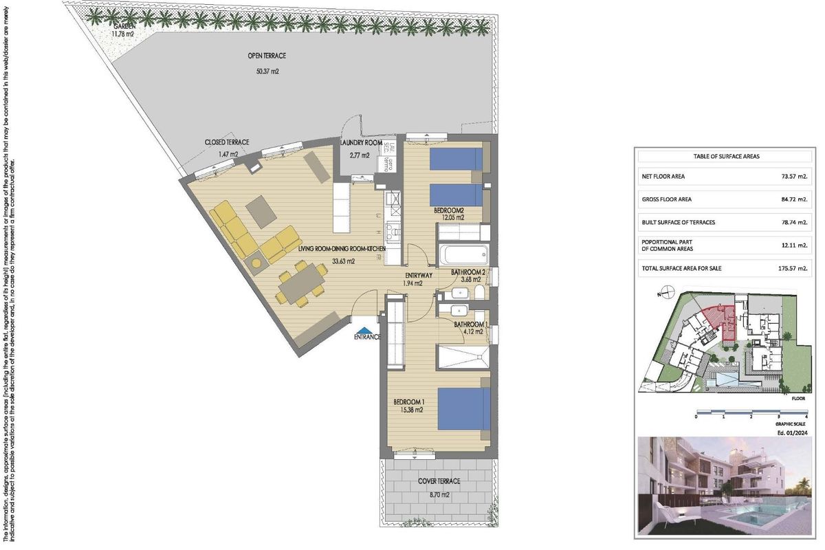 2-Bed Apartment Javea Terrace - Image 19