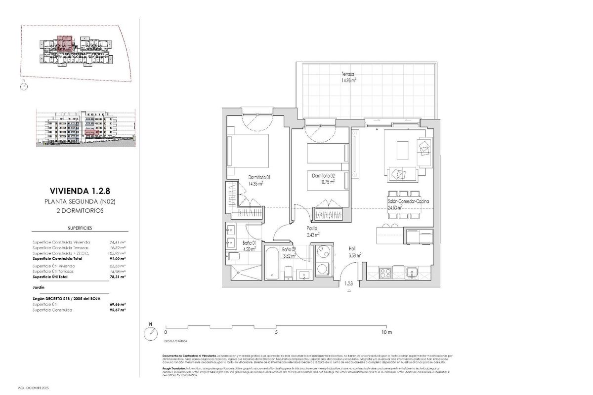 Proximity to Estepona beach and marina
