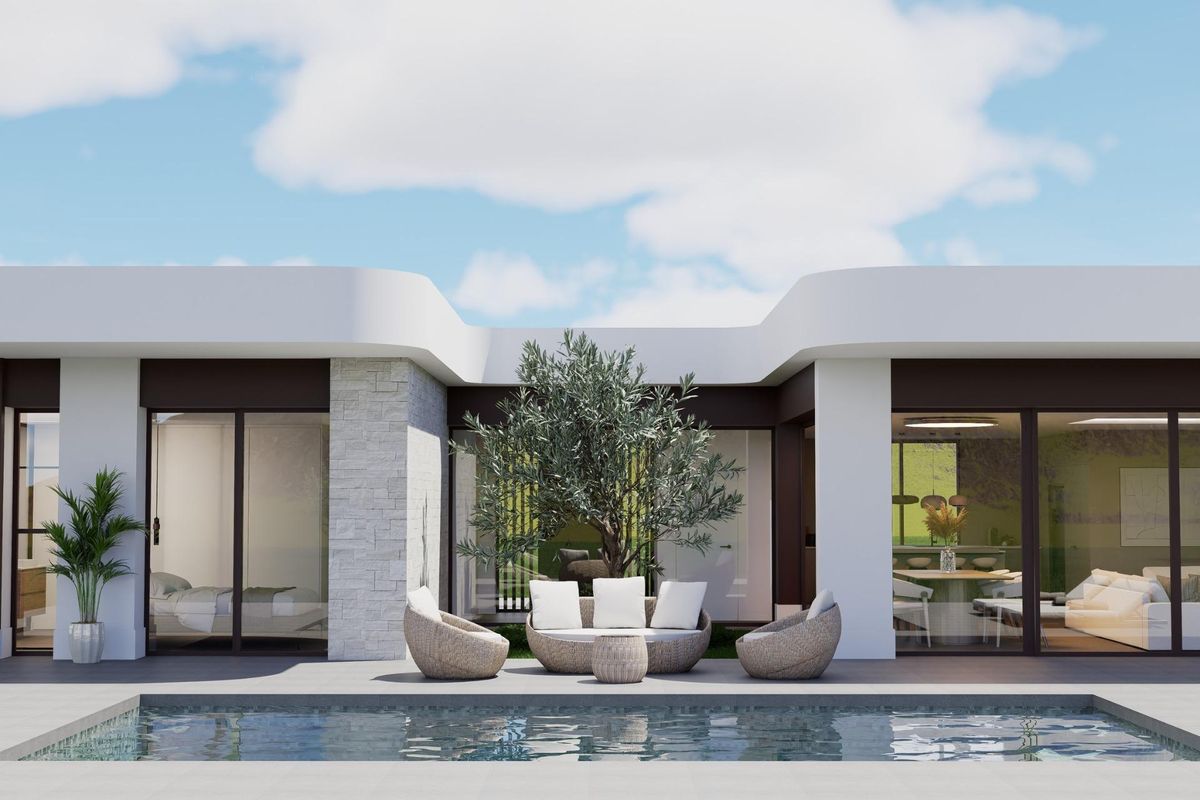 Wohnzimmer der Villa in Pinoso