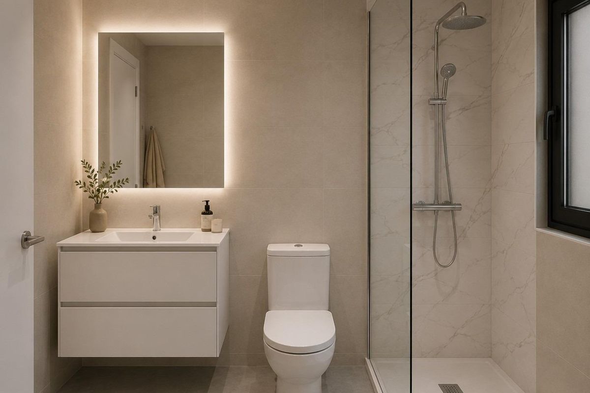 Master bedroom with en-suite in Mazarrón