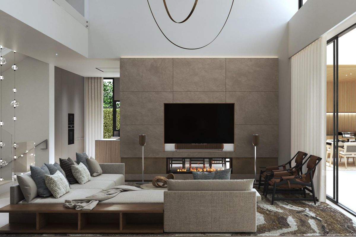 Luxe badkamer met moderne inrichting