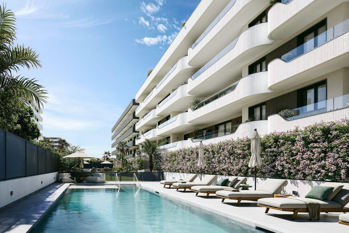 Spacious terrace of apartment in Torre del Mar