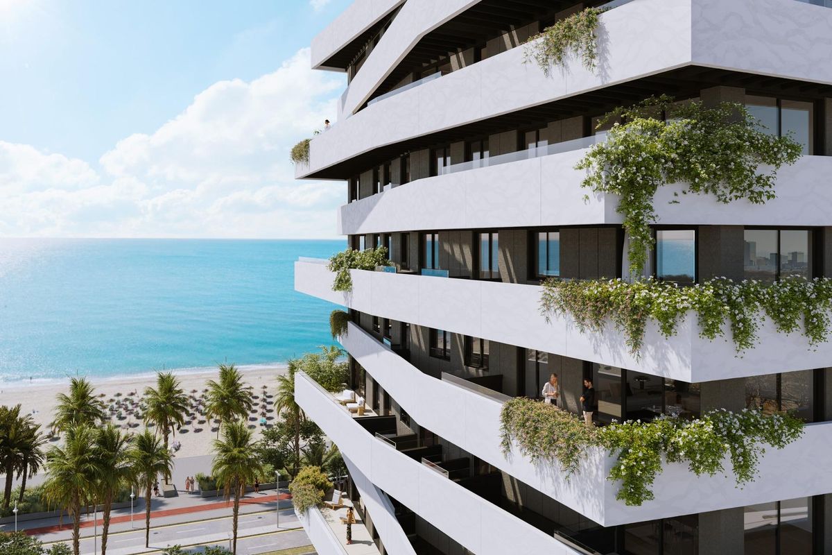 Appartement met zeezicht in Málaga