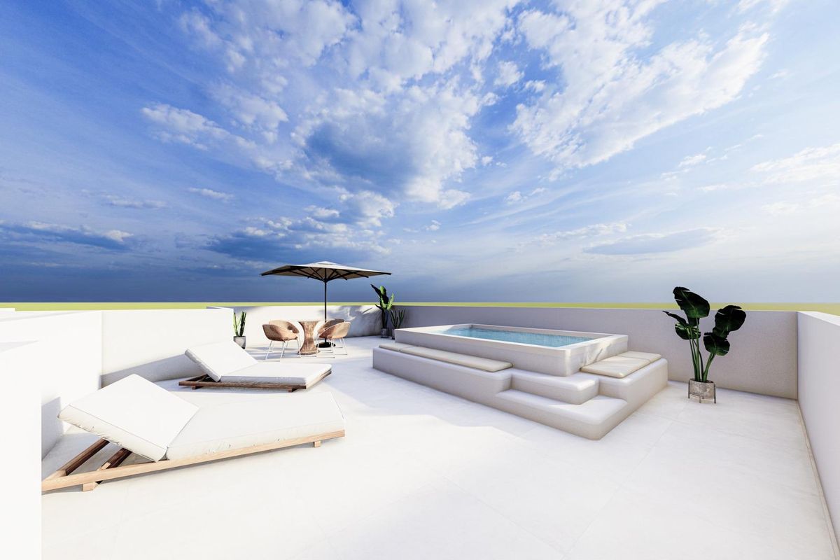 Kleinschalige nieuwbouwwoningen in San Pedro del Pinatar, op slechts 800 m van het strand