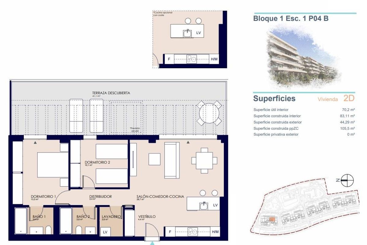 Aussicht von der Wohnung in Denia