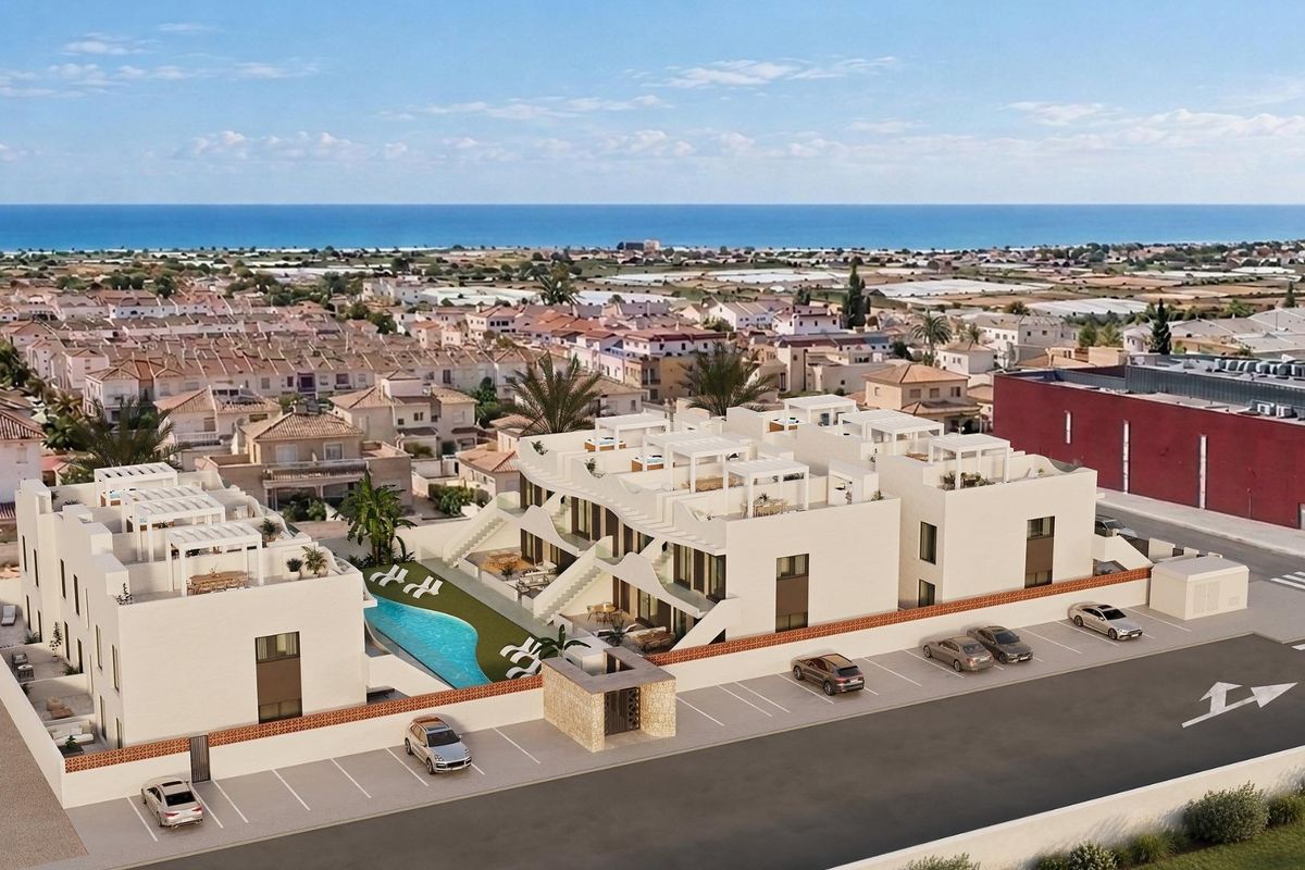 Wohnzimmer des Bungalows in Pilar de la Horadada