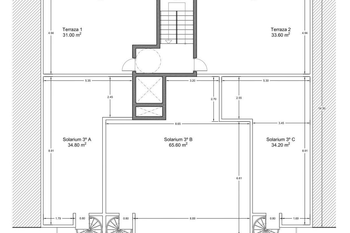 Built-in wardrobes in Puerto de Mazarrón apartment