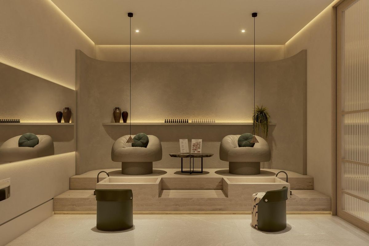 Flur des Luxusapartments in Estepona