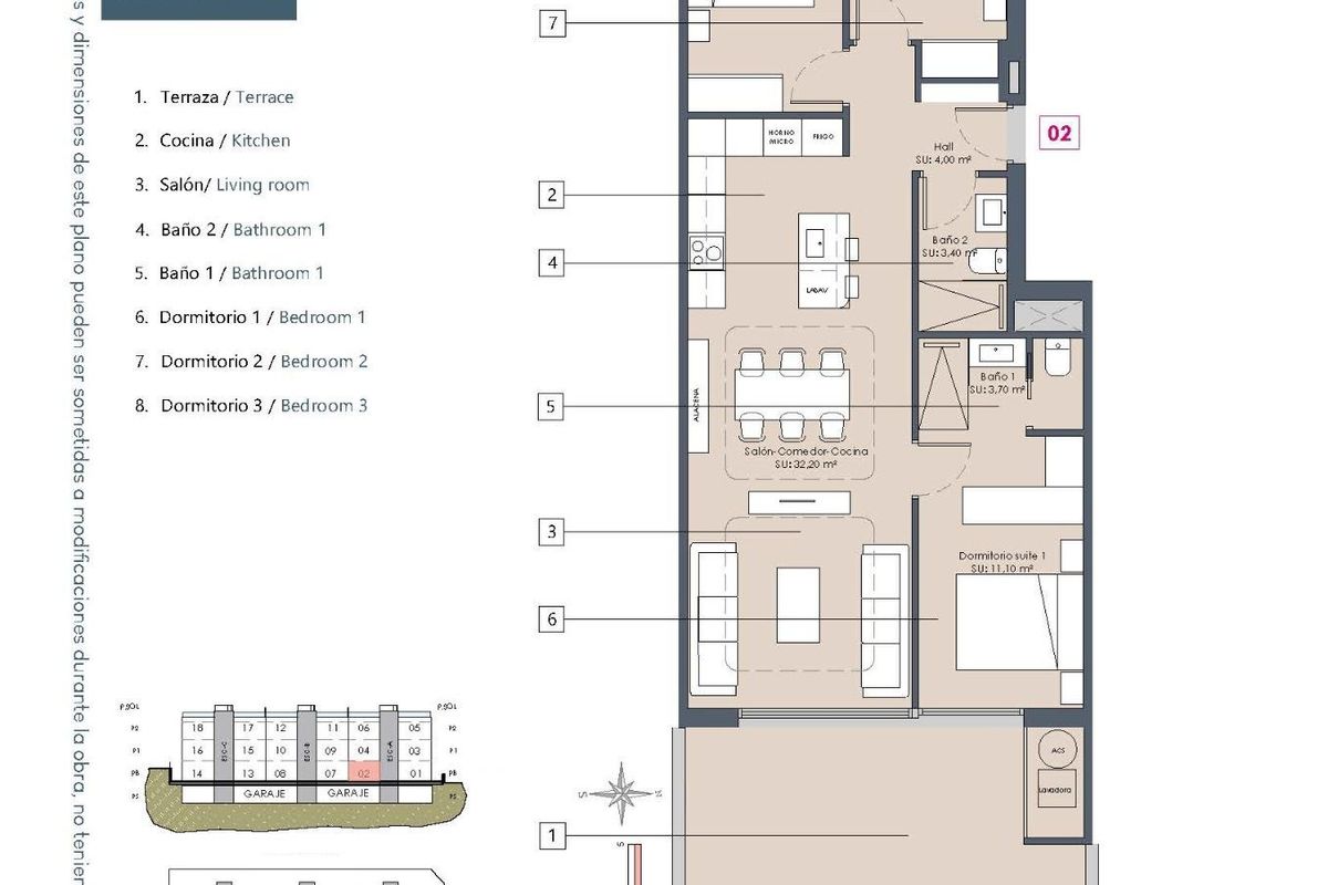 Lift access in Benijofar apartment building