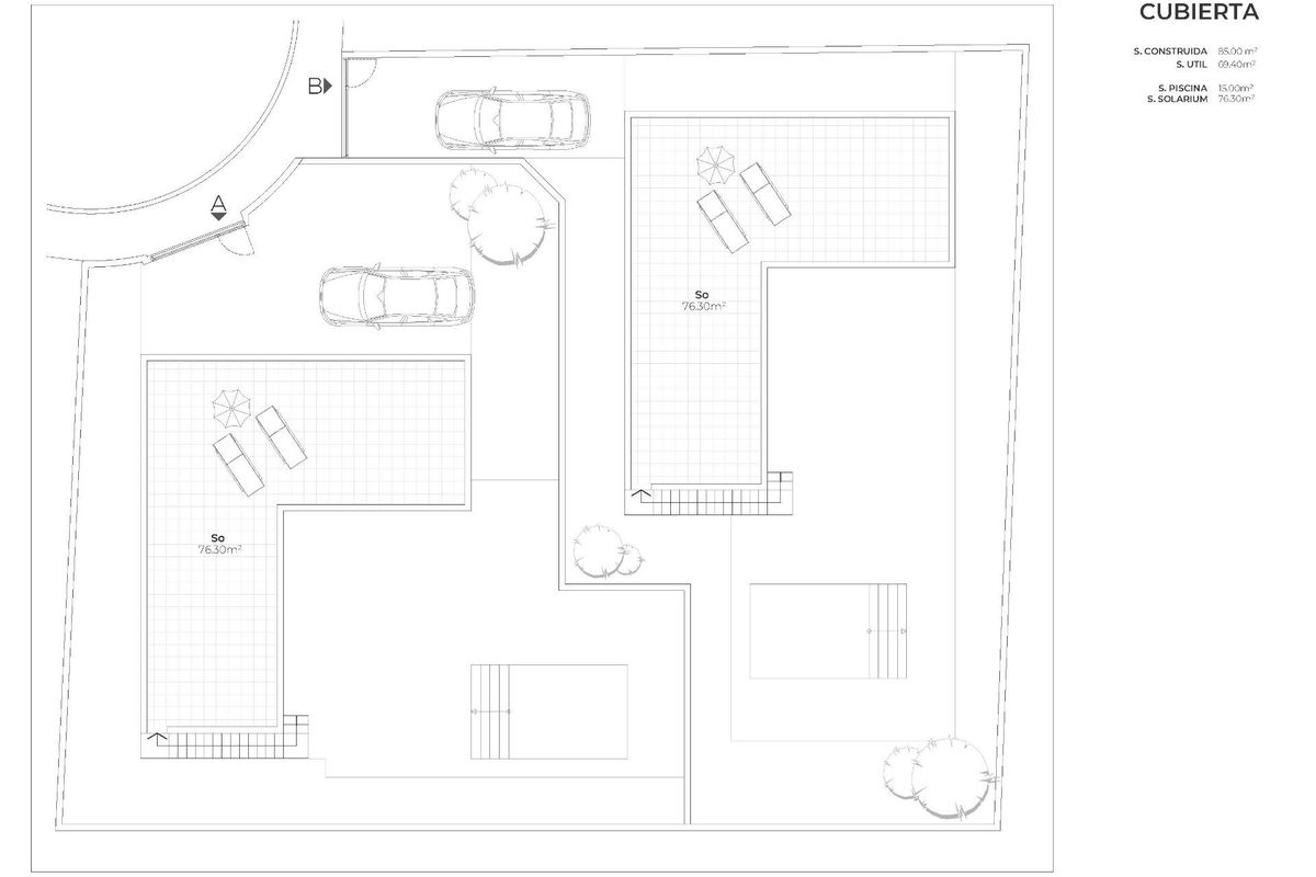 Development of 2 newly built detached villas with private swimming pools at the Mazarrón Country Club