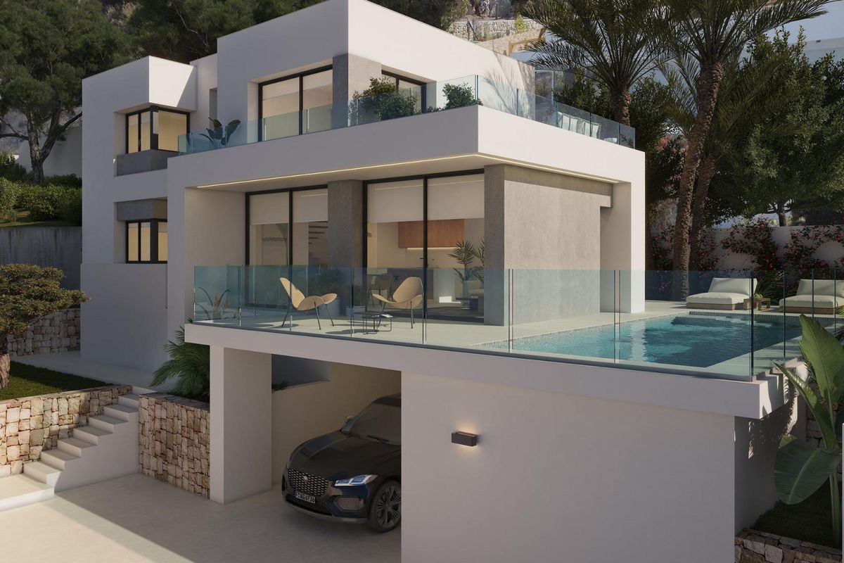 Két szintes villa Benitachell, Costa Blanca Észak
