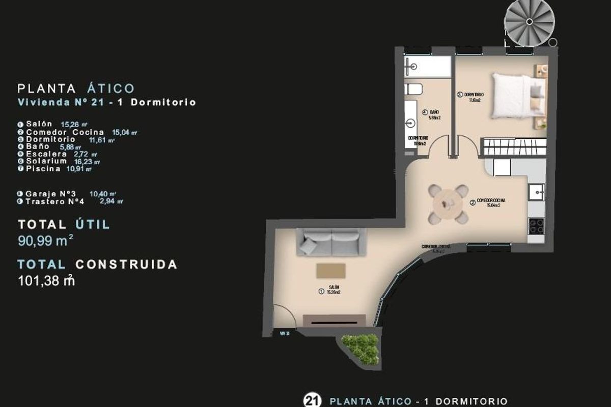 1-Bed Apartment Torrevieja Terrace - Image 13