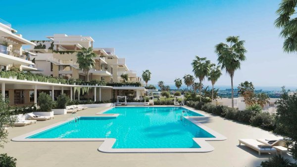 Luxe appartementen in Estepona met prachtig uitzicht op zee