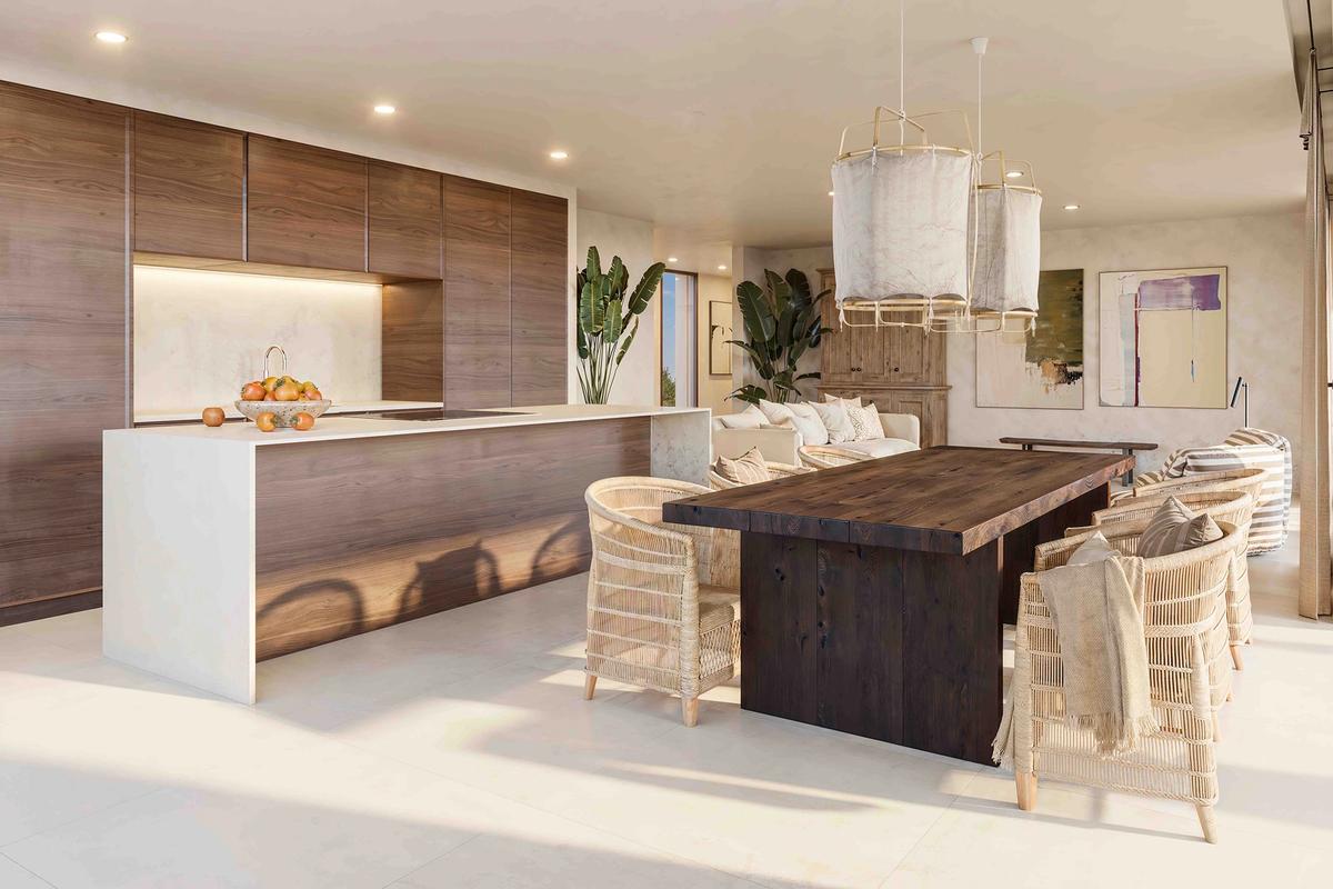 Private garden at Las Colinas villa