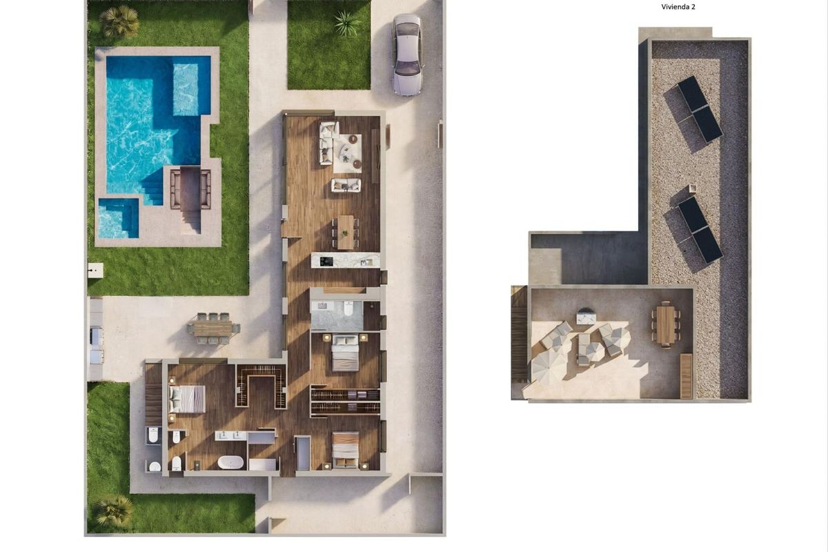 Villa nabij golfbanen in Sucina