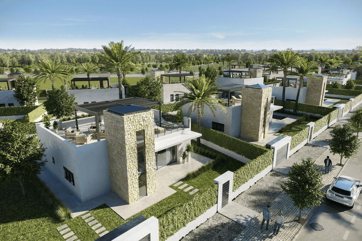 Modern kitchen in Lorca villa