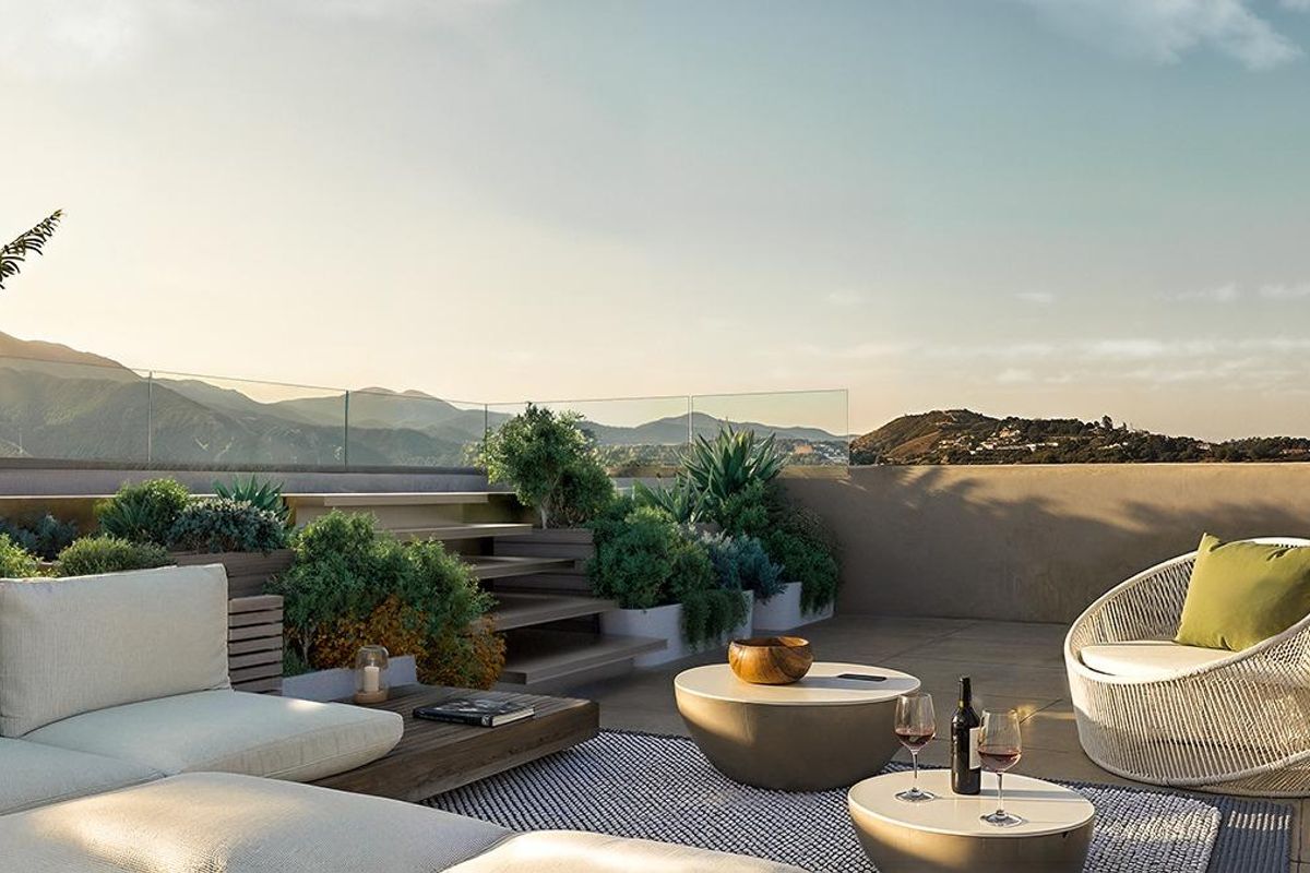 3 hálószobás penthouse Estepona terasz - Kép 6