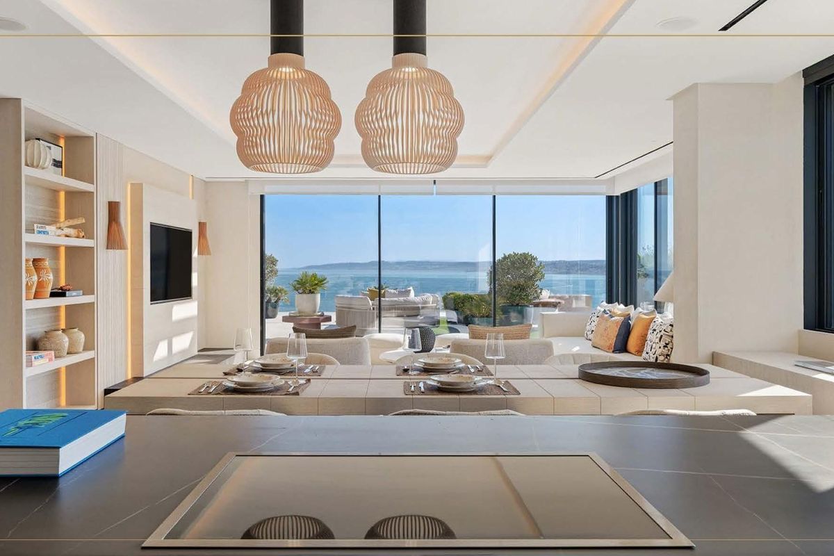 Infinity-zwembad bij penthouse